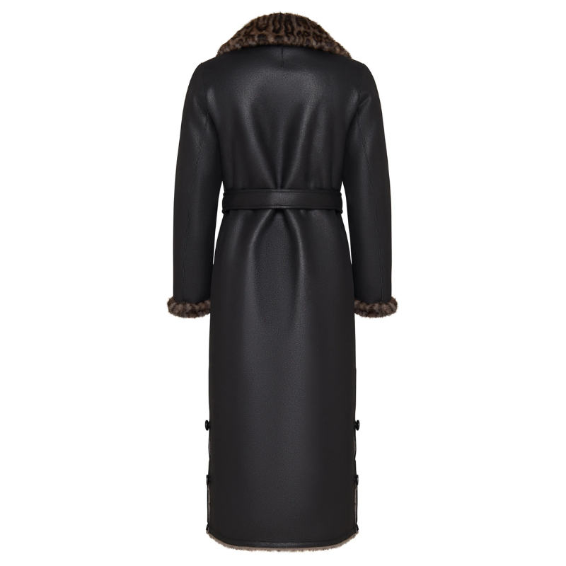 Cappotto lungo reversibile