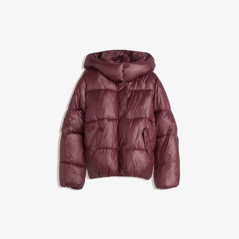 Giacca bomber lucida